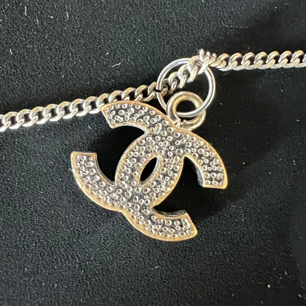 Chanel Crystal Timeless CC Necklace